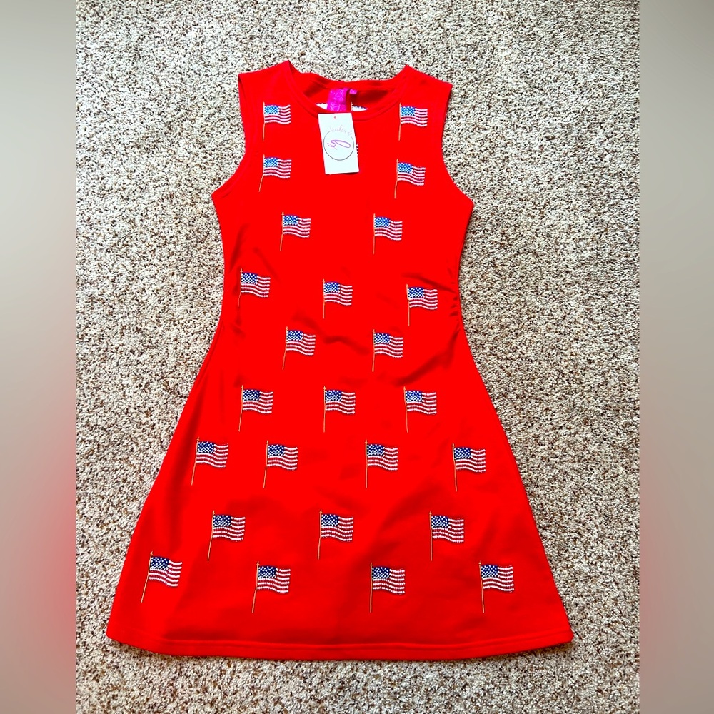 NWT Flag dress size small